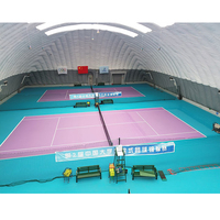Couverture de terrain de football gonflable résistante aux UV, dôme gonflable de haute qualité pour terrain de tennis, terrain de paddle