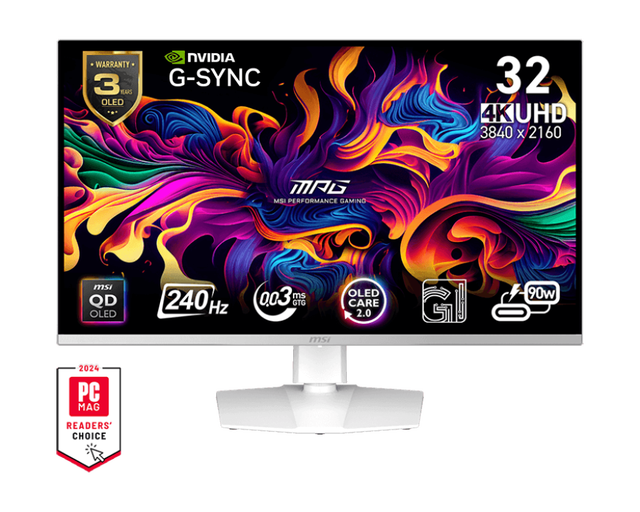 Wholesale  MSI MPG 321URXW QD-OLED  4K Monitor 31.5 Inch 240Hz  HDR 400 Adjustable Stand Gaming Screen Esports Gaming Monitor PC