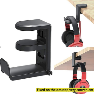 GAZ-AS01 Professionnel <span class=keywords><strong>Casque</strong></span> Côté Clip-sur <span class=keywords><strong>Casque</strong></span> Titulaire 360 Degrés Rotation <span class=keywords><strong>Casque</strong></span> Hanger Stockage - Product Image 6