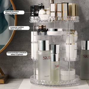 <b>Makeup</b> Organizer with 360. Rotation - Countertop <b>Holder</b> Shelf, Bathroom/Cosmetics Storage Essential - Product Image 6