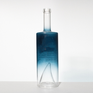 Chai rượu Tequila cao cấp 500ml <span class=keywords><strong>700ml</strong></span> 750ml, chất liệu thủy tinh Flint cao cấp, kiểu phun sơn gradient, kèm nút bịt chai - Product Image 2