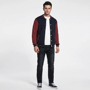 Nouvelle veste universitaire de baseball Hip Hop 2026 pour hommes, broderie lettres en fourrure, coupe ample et respirante, service de conception OEM - Product Image 1