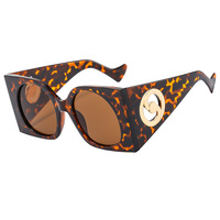 Nuevas Gafas de Sol con Marco Grande y Cubierta de Plástico Colorida, Gafas de Sol Extra Grandes para Mujer, Gafas de Sol Cuadradas de Lujo a la Moda 2023