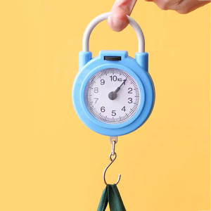 Portable Mechanical Spring Scale 10Kg With Hook For Home And Express Delivery Blue And Yellow Colors - Product Image 2