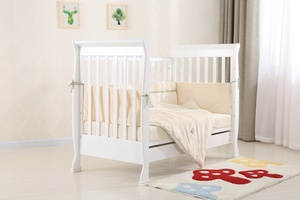 Lit bébé <span class=keywords><strong>en</strong></span> <span class=keywords><strong>bois</strong></span> massif moderne sur mesure, écologique, avec ensemble de literie, pour hôpital et hôtel, vente chaude - Product Image 4