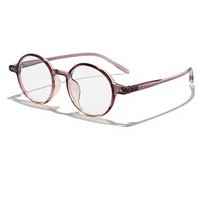Lunettes de vue unisexe style japonais et coréen, monture noire, forme ronde rétro, pour haute myopie, verres de prescription, lunettes de mode, vente en gros