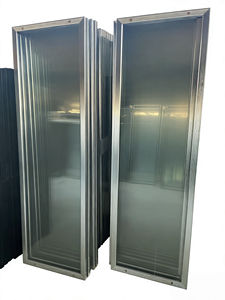 Porte en verre de réfrigération à haute transmission, panneau trempé transparent pour armoires de restauration avec performance de maintien au froid stable - Product Image 3