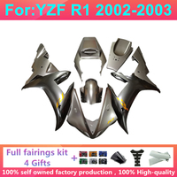 Kit de carénage complet moulé par injection pour moto, compatible avec Yamaha R1 YZF1000 YZFR1 YZF-R1 2002 2003 02 03, kits de carénages en plastique