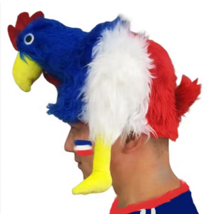 프랑스 핫 세일 축구 팬 수탉 모자 프랑스 음악 치킨 모자 조명 바이킹 혼 모자 - Product Image 5