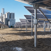 Prix usine CE Ancres de fondation hélicoïdales galvanisées pour systèmes solaires, poteaux de clôture et bases de construction