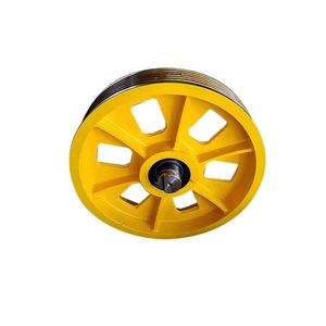 Rueda guía de hierro fundido para elevadores 330x56x8 418x56x8 para piezas de elevadores Kone - Product Image 1
