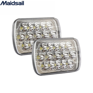 Feux de camion 7x6 à LED très vendus, projecteurs tout-terrain 7 pouces 45W, feux de voiture modifiés Wrangler avec <span class=keywords><strong>vision</strong></span> super lumineuse - Product Image 1