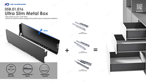 Nhà Bếp Phần Cứng Hộp Kim Loại Với Trượt Ngăn Kéo - Product Image 3