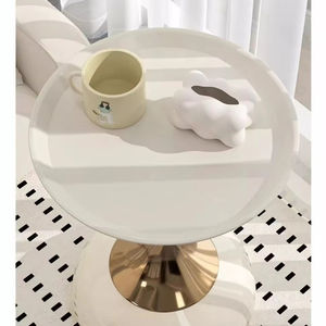 Table d'appoint moderne ronde <span class=keywords><strong>en</strong></span> métal électroplaqué pour salon, canapé, chevet - Product Image 1