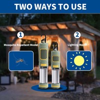   Camping Draagbare Muggenverjager Zaklamp Waterdichte Muggenverjager Lamp Muggenwerende Zaklamp en Powerbank