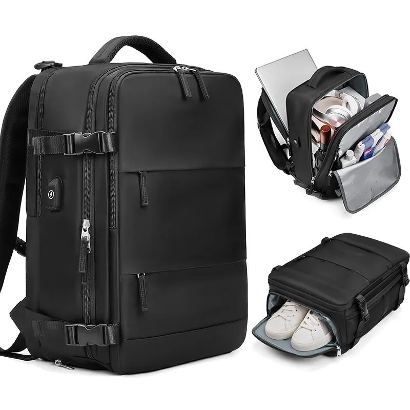 2023 नई जूता खलिहान यूएसबी चार्जिंग पोर्ट के साथ आकस्मिक खेल backpacks स्कूल बैग आउटडोर आदमी यात्रा लैपटॉप अन्य बैग