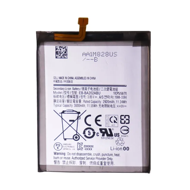 Flash sales EB-BA202ABU 3000mAh rechargeable batteries For Samsung 2019 A20e A20E A20 A202F SM-A202F/DS,SM-A202,SM-A202J