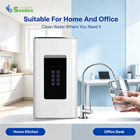 Purificateur d'eau RO de bureau à 4 étages de filtration, modèle T08 RO, 400 GPD, équipement de filtration d'eau du robinet domestique à haute efficacité