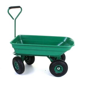 Carriola Da Giardino Vasca Ribaltabile 75L Lelaio Tubolare In Acciaio Con Ruota - Product Image 2