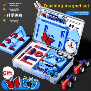 Kit d'expériences magnétiques <span class=keywords><strong>pour</strong></span> la 2e année du secondaire, ensemble complet de sciences avec aimants à lévitation magnétique et boussole <span class=keywords><strong>pour</strong></span> les élèves - Product Image 1