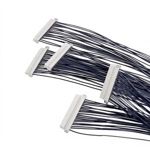 DF19G-14S-1C Linha de Teste da China 1.0 Espaçamento 14 Pinos Dupla Face com Carcaça de Borracha 26cm de Comprimento Lvds - Product Image 3