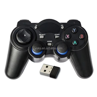 Control de Juego Inalámbrico 2.4G para PS3, Android, PC, TV, Joystick, Mando de Juego para PC con Convertidor USB