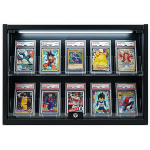 Espositore per Giochi e Hobby, Stand da Terra per Giochi di Carte Collezionabili con Telaio in Metallo e Binari Regolabili - Product Image 4