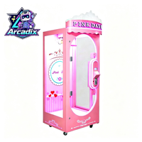 Nouvelle Offre Promotionnelle : Machine à griffes à monnayeur, jeu de coupe de peluches géantes à thème de barbier ou 'Coupe la corde', pour centres commerciaux et parcs d'attractions