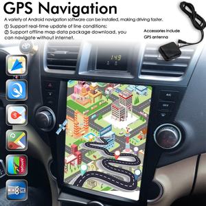 Radio Multimedia con Pantalla Tesla de 12.1 Pulgadas para Toyota Highlander 2011-2013, Reproductor de Video Android 13 con GPS, Estéreo 2 Din, 128GB ROM - Product Image 2