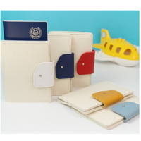 Étui à passeport YY CLASSIC BUCKLE, étui à passeport, housse de passeport, portefeuille coréen pour cartes, pochette de voyage