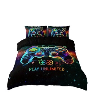 <strong>Black</strong> 3D Printing Polyester Home Textiles Bedding ODM/OEM <strong>Black</strong> Pillowcase Microfiber <strong>Duvet</strong> Cover <strong>Set</strong> Supplier - Product Image 6