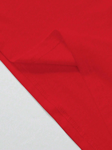 OEM personnalisé femme été rouge t-shirt avec avant paillettes perlées <span class=keywords><strong>noir</strong></span> grand nœud col rond confortable coton Sexy Y2k hauts pour femme - Product Image 5
