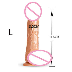 Mainan Seks Dewasa Grosir Laris Manis Dildo Karet Asli Pijat <span class=keywords><strong>Stimulator</strong></span> Klitoris Titik-G untuk Masturbasi Wanita - Product Image 4