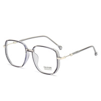 Monture de lunettes tendance pour femme, grande taille, carrée, anti-lumière bleue, collection 2026, vente en gros