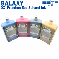 Encre éco-solvant Galaxy DX Premium pour imprimante grand format à têtes d'impression XP600/TX800/DX5/DX6/DX7/I3200
