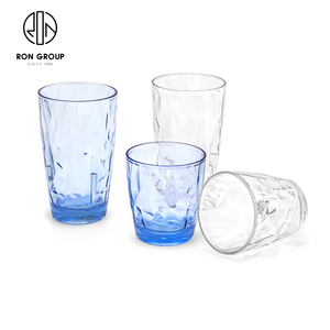 Wholesales Food Grade Restaurant Unbreakable <strong>Drinking</strong> Water Tumbler Durable <strong>Acrylic</strong> 300ml Water <strong>Glasses</strong> - Product Image 1