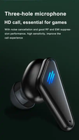 Écouteurs TWS Bluetooth 5.0 K55, casques de jeu à faible latence, écouteurs sans fil stéréo avec basses HIFI, écouteurs pour joueurs avec micro
