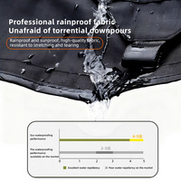 Apertura Rapida 270 °   Tenda Laterale per Auto a Forma di Ventaglio, Protezione UV, Tenda Laterale Universale per Auto, Estensione 2M