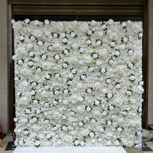 Toile de fond murale réaliste en soie artificielle, 2,4 m x 2,4 m, motif floral mixte, douce, imperméable et légère, pour Noël, Halloween, la rentrée scolaire - Product Image 4