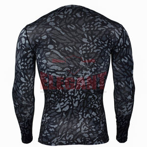 Camisetas de Compresión Unisex con Diseño de Camuflaje 2025, Impresión Personalizada, para Entrenamiento de MMA, Transpirables, Anti-UV, Ecológicas, de Secado Rápido, Venta al Por Mayor - Product Image 6