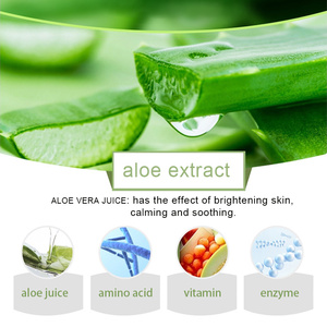 Venta al por mayor de gel natural orgánico puro de <span class=keywords><strong>aloe</strong></span> <span class=keywords><strong>vera</strong></span> <span class=keywords><strong>99</strong></span> para la cara calmante y humectante con vitamina C crema facial - Product Image 4