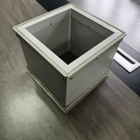 Panneau en mousse phénolique à double face en aluminium, forme rectangulaire, longue durée de vie, durable, plaque de conduit d'air HVAC pour usage hospitalier
