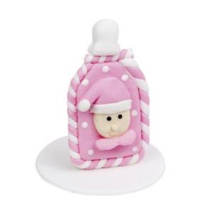Pink Baby Bottle Cake Tool - Product Image 1
