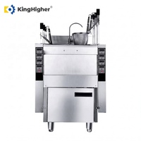 Cuiseur à nouilles commercial efficace à levage automatique, 6 têtes, bouilloire électrique multifonctionnelle pour pâtes et ramen