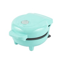 WndSeven Mini gaufrier à contrôle automatique de la température Sandwich Grill Grille-pain antiadhésif pour usage domestique Presse électrique