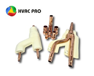 ข้อต่อทองแดงคุณภาพสูงรูปตัว Y สำหรับระบบ HVAC ข้อต่อท่อทำความเย็น รุ่น DA ตัวแยกท่อแอร์ ทนทาน - Product Image 4