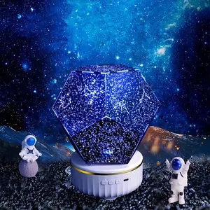 Yeni yaratıcı Planetarium gece ışık projektör yıldız gökyüzü lamba ev dekor DIY takımyıldızları Playshion yıldız artı projektör lambası