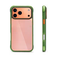 Étui de chargement sans fil transparent pour 4, avec protection, cadre en TPU coloré antidérapant, coque arrière rigide en PC, étanche
