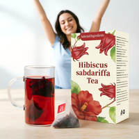 Thé d'Hibiscus OEM ODM 60g (2g x 30 sachets) – Élimine la chaleur, stimule la circulation, soulage le stress, rafraîchit l'esprit, détoxifie, améliore le teint, revitalise
