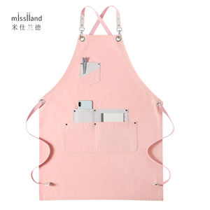 Delantal de chef de calidad superior a precio competitivo delantales tipo Correa desmontable para mujer - Product Image 3